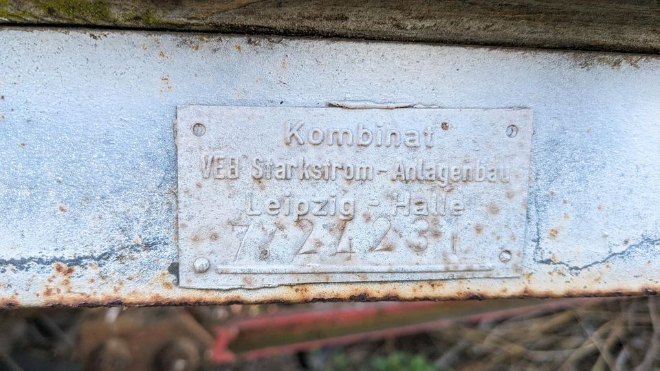 Großer DDR Bauwagen ausgebaut in Wallhausen (Helme)