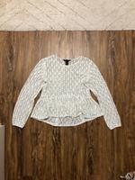 H&M Langarm Bluse transparent spitze Baumwolle XS 34 Saarland - Neunkirchen Vorschau