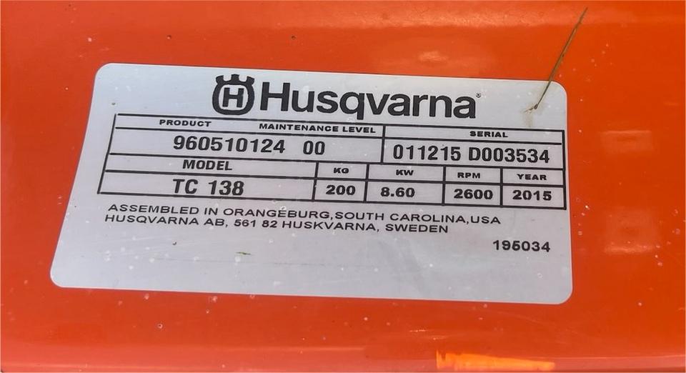 Husqvarna TC 138 Rasenmäher Aufsitzmäher Rasentraktor Mulcher in