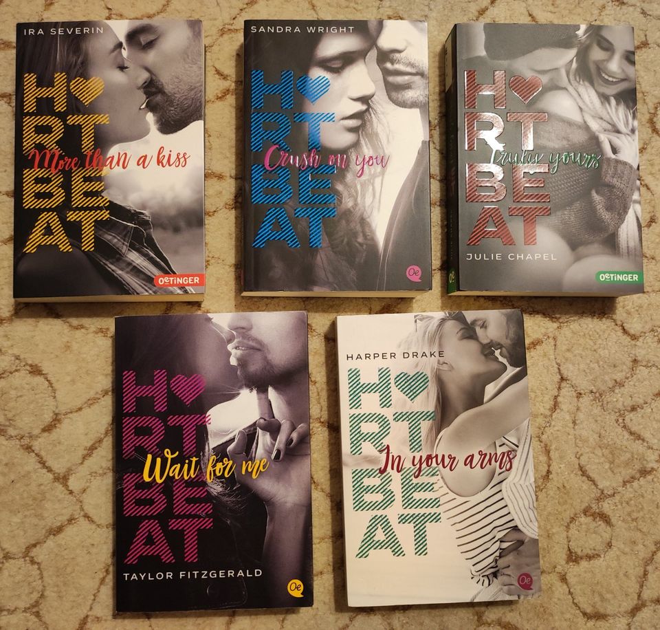 Heartbeat Buchreihe Band 1,2,3,4,6 Bücher Mädchen in Pegau