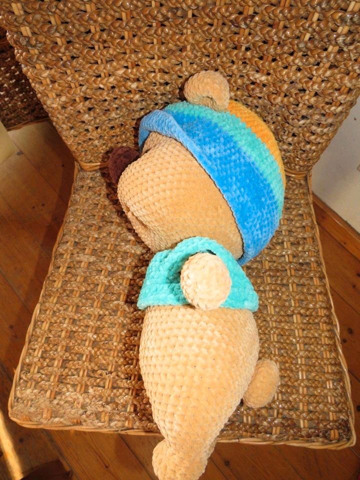 Handmade*Amigurumi*gehäkelt*großer Teddy Bär~50cm~Neu* in Hatten