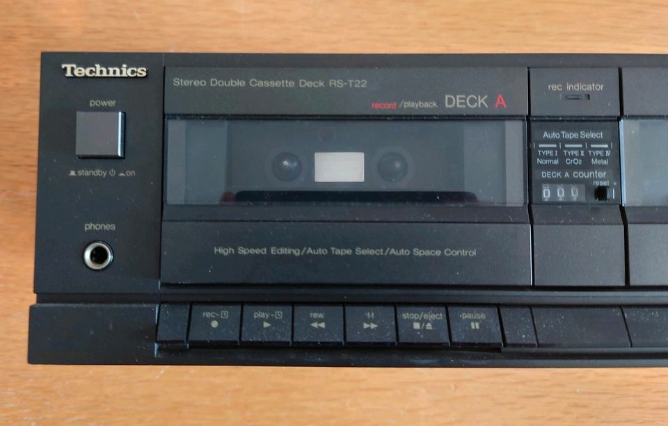 Stereo Double Cassette Deck von Technics in Wienburg