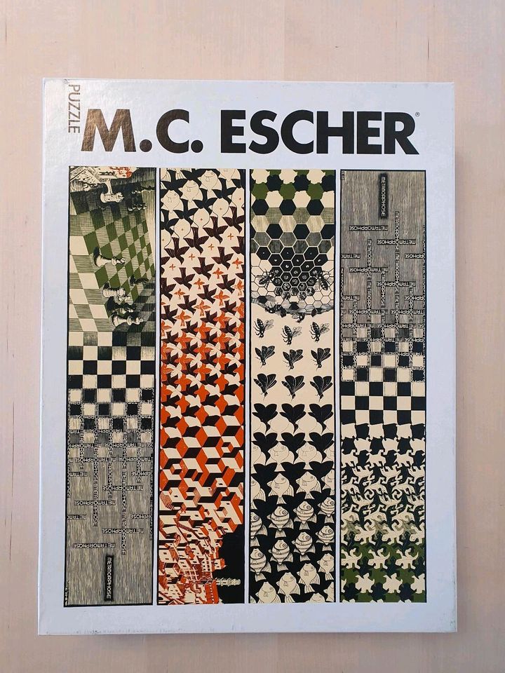 M.C.Escher, Metamorphose, Puzzle, 3000 Teile, Rarität, neu in Rees