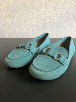 ❤️ Slipper * Mokassins von Lands‘End * Türkis * Gr. 38 Sachsen - Meißen Vorschau