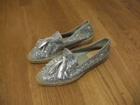 Vidoretta Damen Espadrilles silber mit Glitter-Effekt Bayern - Puchheim Vorschau