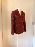 Hochwertiger Blazer Jacquard-Muster Bordeaux Weinrot Top! 36 Herzogtum Lauenburg - Wentorf Vorschau