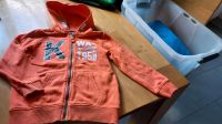 Kapuzenpulli Hoodie Gr. 128 orange Baden-Württemberg - Frickenhausen Vorschau