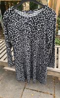 T-Shirt- Kleid Leopardenprint grau schwarz Animalprint S/M Nordrhein-Westfalen - Hürth Vorschau