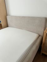 Cord-Bett/Polsterbett (140x200cm) in beige Nordrhein-Westfalen - Ibbenbüren Vorschau