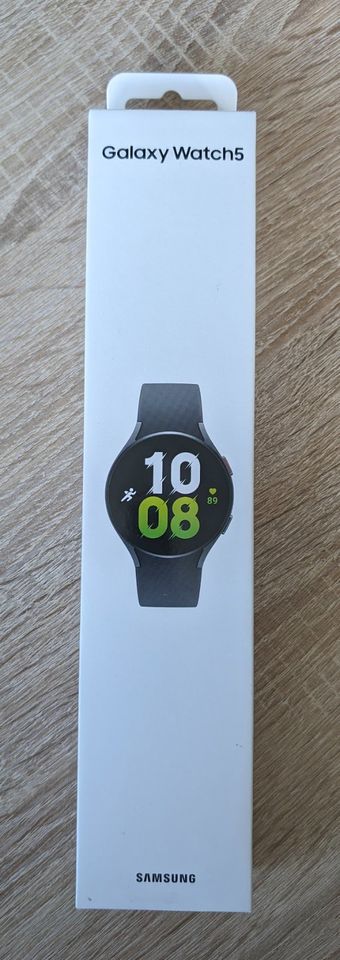 Samsung Galaxy Watch 5, 44mm, Wifi+BT + Zubehör, Top erhalten in Werl