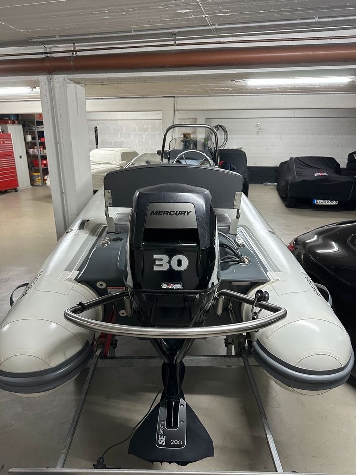 Schlauchboot AB Rib Oceanus 11 Mercury 30PS Tausch Jetski in Düsseldorf