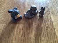 Kleine Figuren, Pinguin, Nashorn, Wolf (Mama und Baby) klein Nordrhein-Westfalen - Porta Westfalica Vorschau