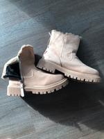 Winter:Beige Rauhleder-Stiefelette m. Robuster Sohle Bayern - Pullach Vorschau