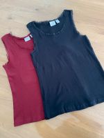 2x Top neu L 44/46 schwarz bordeaux Spitze Ripp je 4€ Baden-Württemberg - Ostfildern Vorschau