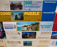 5 Puzzles mit je 2000Teilen zu je 11.-€ Bayern - Diedorf Vorschau