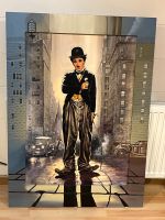 Holzbild Wandbild mit 3D Rahmen Bild Charlie Chaplin Nordrhein-Westfalen - Nettetal Vorschau