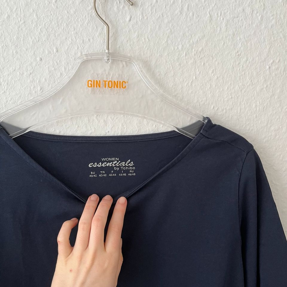 Woman Essentials by Tchibo Shirt Dunkelblau Navy 40 Basic H&M in Oldenburg