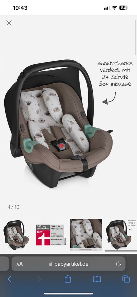Babyschale ABC Design Cream in Bayern - Olching | eBay Kleinanzeigen ist  jetzt Kleinanzeigen | Kinderwagen