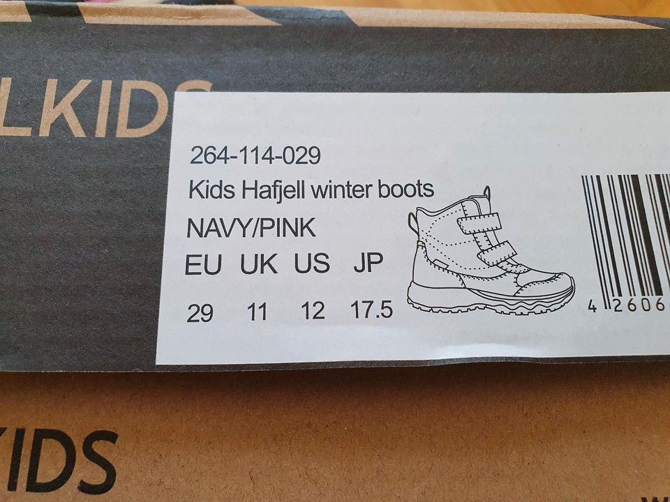 Trollkids Stiefel Kid's Hafjell Winter Boots navy/pink 29 in Heusenstamm