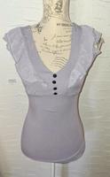 Gr.S tshirt bluse flieder lila süss emo gothic retro lolita Bayern - Treuchtlingen Vorschau