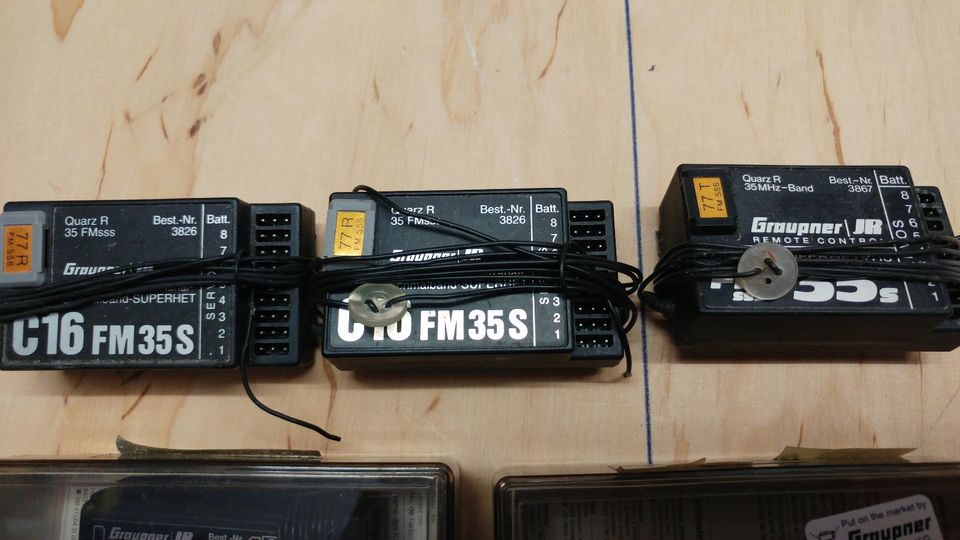 Lexors Empfänger: MR-6 35MHz, mit Quarz Kanal 77, Nr. 173651 in Altötting