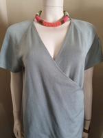 Madeleine Seiden Wickel Pullover Gr 44 Hessen - Offenbach Vorschau