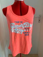 Superdry Top Orange y2k Vintage S 36 SuperDry Neon Pankow - Weissensee Vorschau