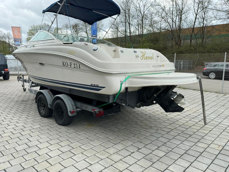 Searay 225 Weekender 5.0 Mercury Sportboot 2001 in Plaidt