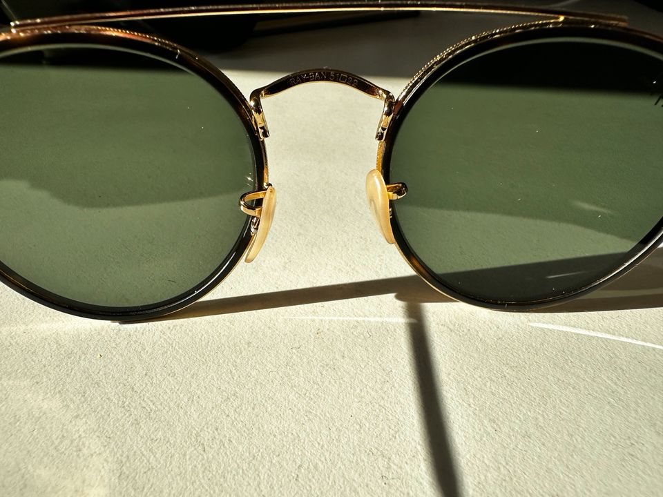 RAY-BAN Round Double Bridge RB3647N gold in Langenselbold