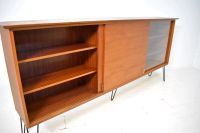 60er Teak Sideboard Vitrine mid century vintage Hairpin legs Niedersachsen - Holzminden Vorschau