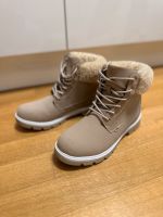 Vty Schnürboots beige Winterschuhe mit Fell - Gr. 39 Brandenburg - Bestensee Vorschau