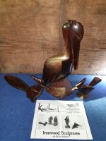 Ironwood Skulptur Pelikan Roadrunner Eisen Holz Mexiko Handarbeit Schleswig-Holstein - Henstedt-Ulzburg Vorschau