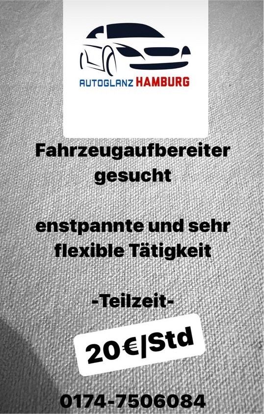 Wir suchen (m) Fahrzeugaufbereiter in Hamburg