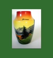 Antik Vase Schwarzwald Zeller Keramik handgemalt Herrenalb Baden-Württemberg - Bad Mergentheim Vorschau