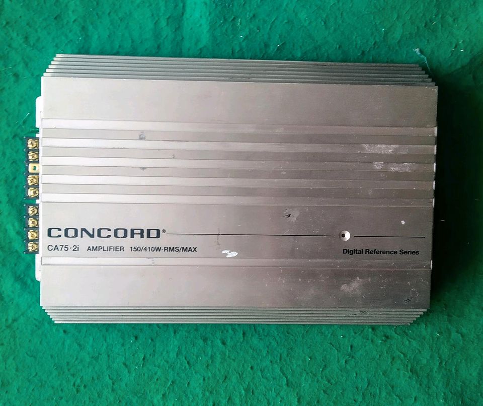 Concord CA75-2i Endstufe 2 Channel Stereo Mono 150W RMS Vintage in  Nordrhein-Westfalen - Oberhausen | Weitere Audio & Hifi Komponenten  gebraucht kaufen | eBay Kleinanzeigen ist jetzt Kleinanzeigen