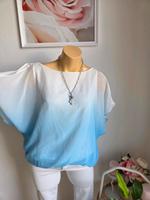 Orsay Top Shirt Bluse Gr. L M Farbverlauf blau weiß Bayern - Asbach-Bäumenheim Vorschau