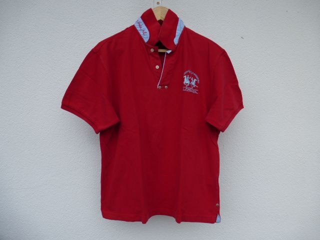 LA MARTINA Herren Polo Shirt Baumwolle Gr. XXL 2XL rot in Heiligkreuzsteinach