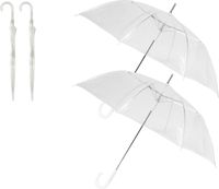 4x Transparante Regenschirmen (für z.B. Fotoshoot oder Hochzeit) Hessen - Eschborn Vorschau