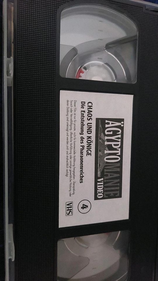DeAgostini Ägyptomanie VHS Sammler Kassette in Hambrücken