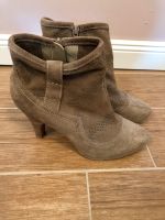 Stiefelette Highheels echt Leder taupe/beige Gr.  37 v. Bullboxer Niedersachsen - Horneburg Vorschau