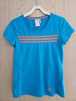 TShirt Adidas, Größe XS, blau mit orangenen Streifen Sachsen - Riesa Vorschau