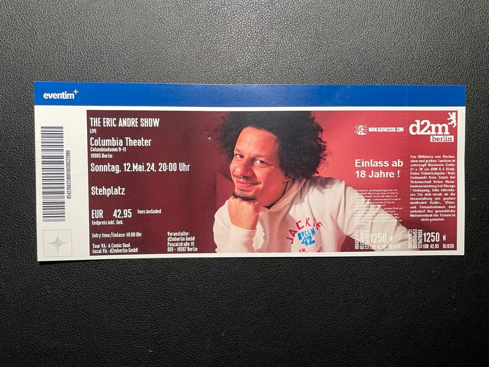 1 Ticket Eric Andre Show am 12.05. in Berlin