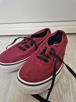 Damen Flache Vans Bordeaux Rot Brandenburg - Rheinsberg Vorschau