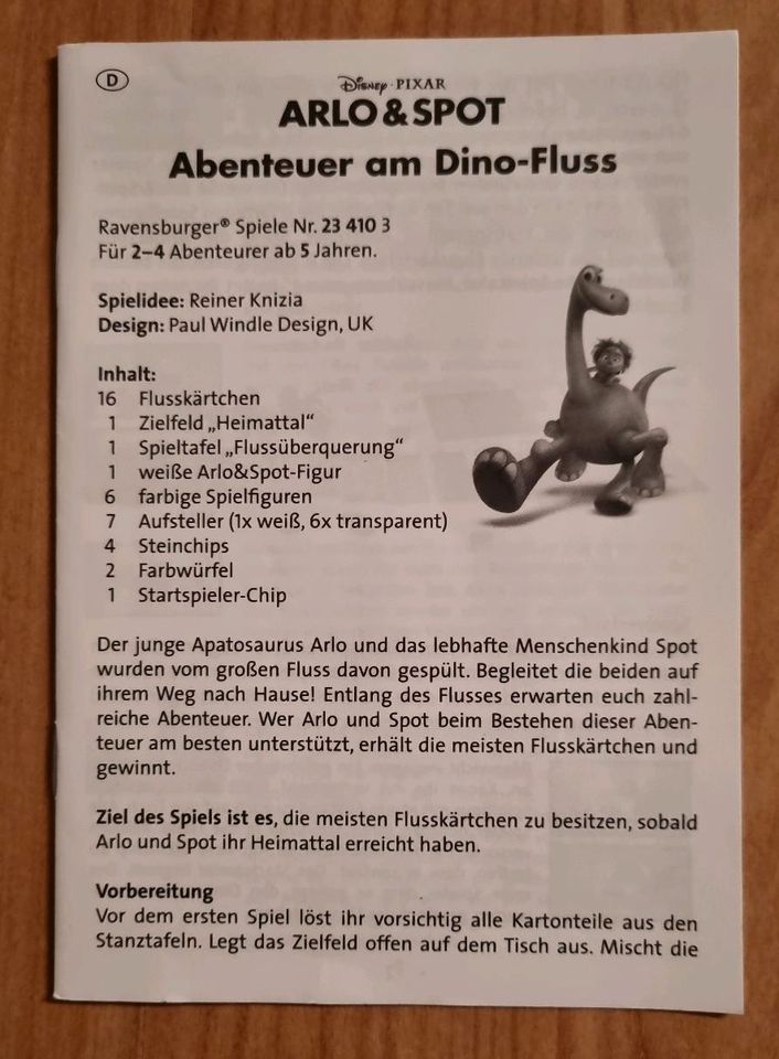 RAVENSBURGER Arlo und Spot Abenteuer am Dinofluss in Bad Lauterberg im Harz