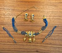 Ausgefallener Schmuck aus Thailand Weihnachtsgeschenk gold blau München - Au-Haidhausen Vorschau