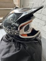 Motocross Helm mit Brille Sachsen-Anhalt - Aschersleben Vorschau