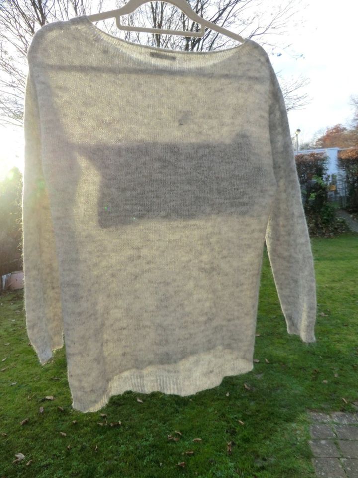 Lambswool-Pullover v. DIXIE, Made in Italy, grau, Gr. S in Mainz