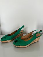 Sandalen Keilschuhe Wedges Buffalo girl grün Gr. 40 Bayern - Herrsching Vorschau