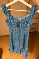 Sommerkleid blau mit weißen Punkten Baden-Württemberg - Dossenheim Vorschau