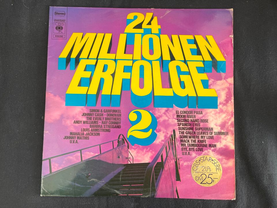 24 Millionen Erfolge 2  Various  Vinyl Doppel LP in Pulheim